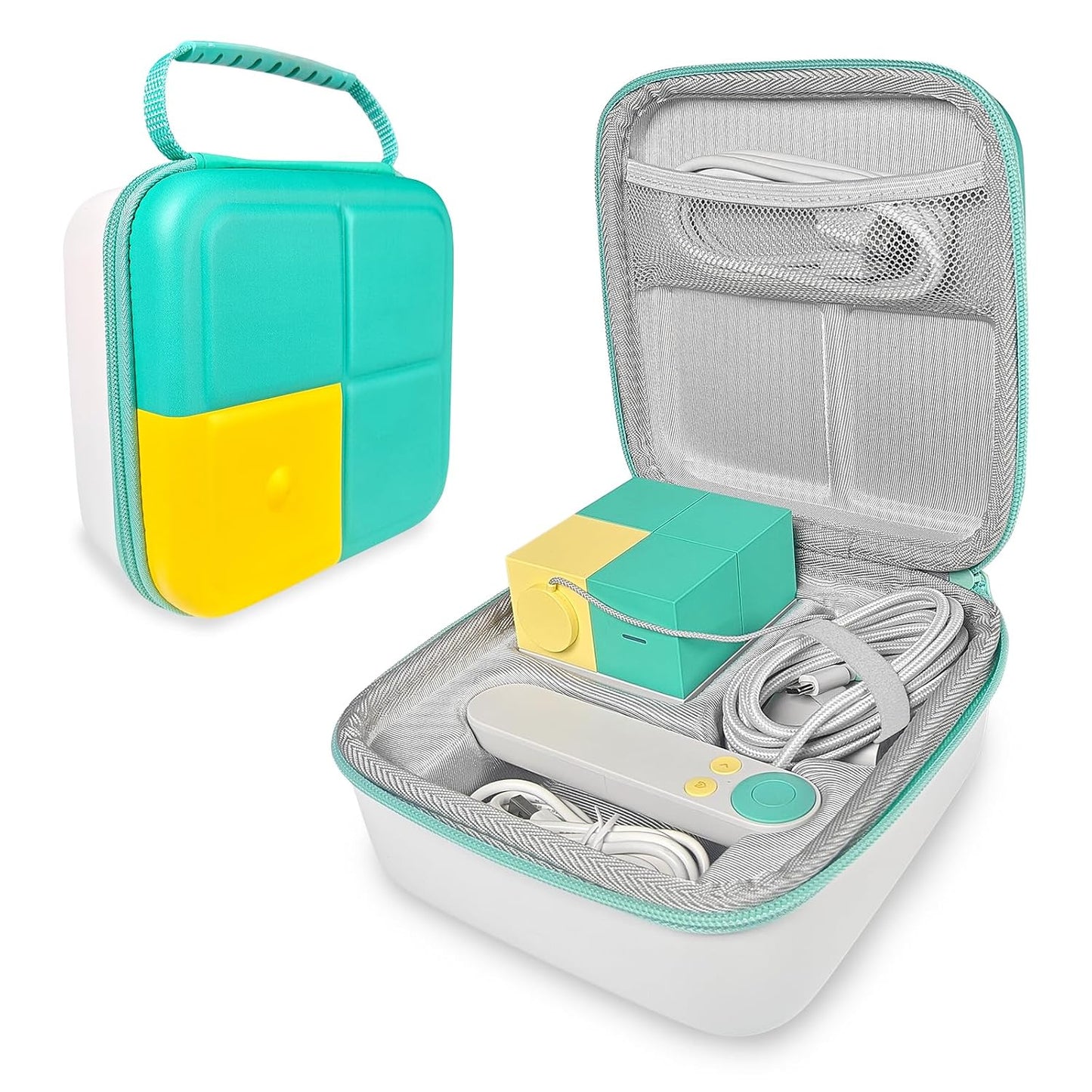 JOYTORN Hard Travel Carrying Case Compatible with Nex Playground Active Play System Console, Portable Storage Bag with Dedicated Compartments for Remote, Adapter and Base Accessories