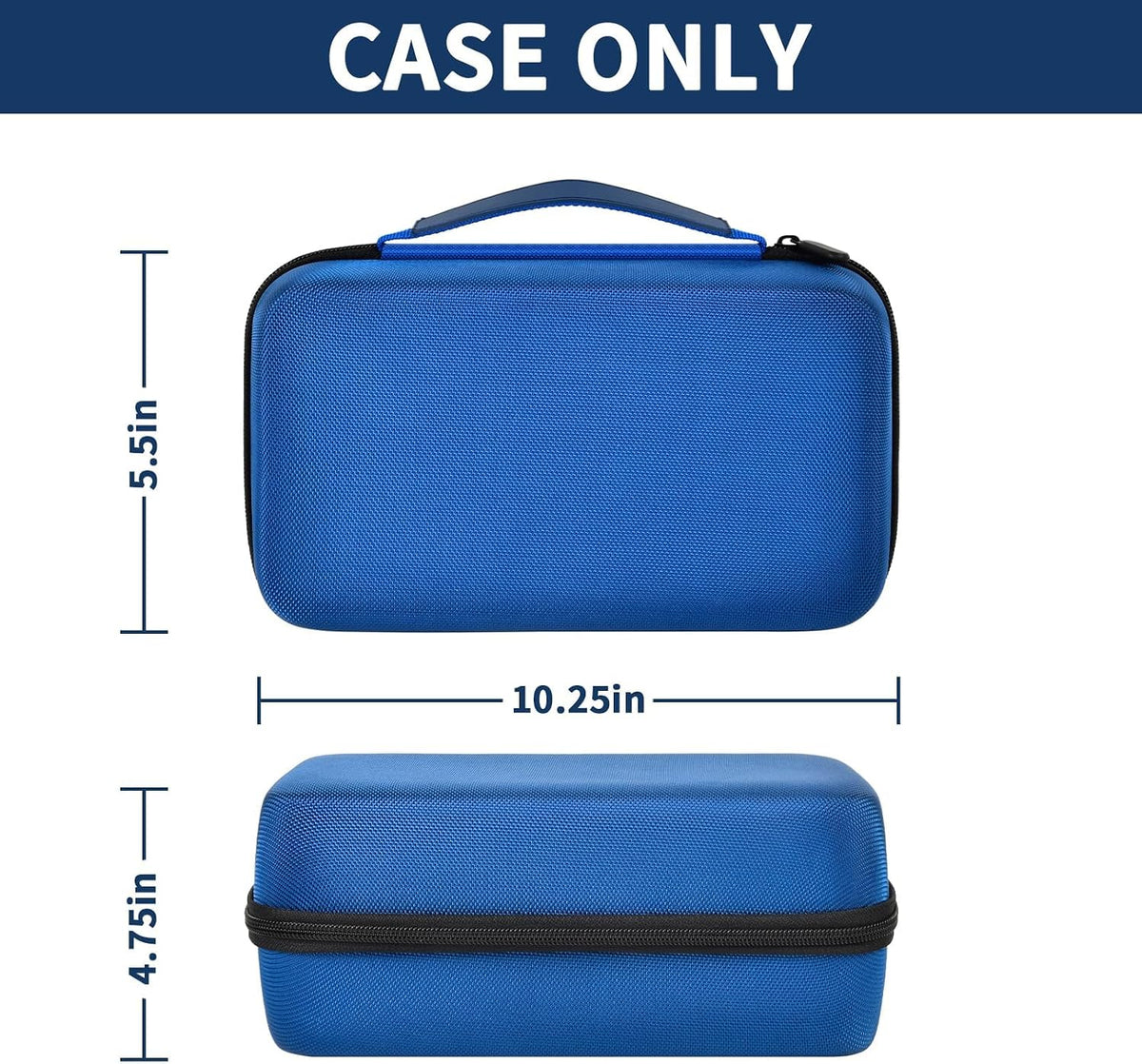 Case for Halo Bolt 58830/57720/ Air 58830/ ACDC Max 55500 mWh/Air + Portable Emergency Power Kit, Storage Holder for Air Nozzles, Extra Accessory, Car Jump Starter, and Charger- Blue (Box Only)