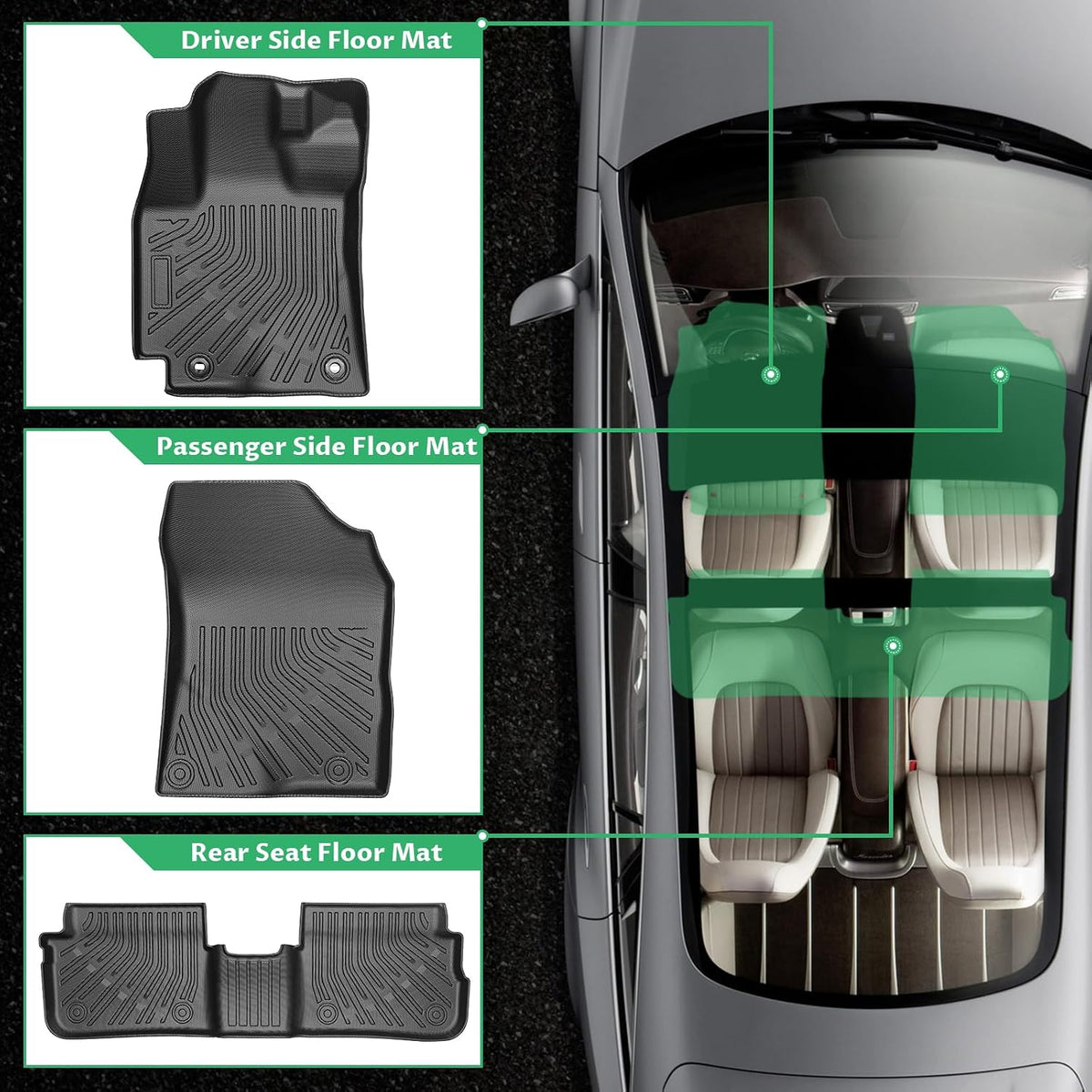 Floor Mats for Toyota Corolla 2009 2010 2011 2012 2013