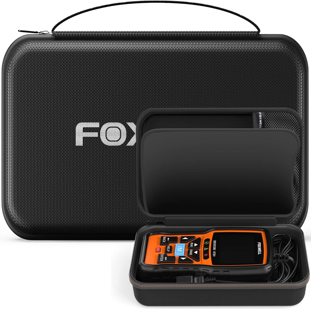 FOXWELL NT301 CASE OBD2 Scanner Professional Enhanced OBDII Diagnostic Box