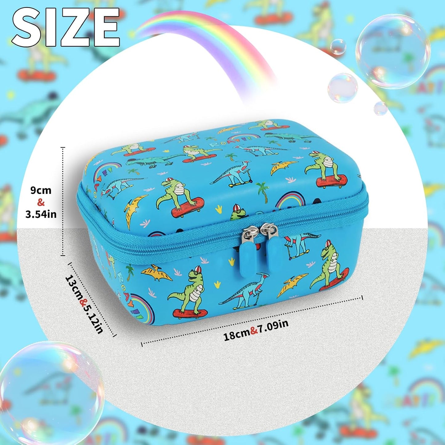 Carrying Case Compatible with Nex Playground Game System Cute Travel Case for Game Console & Accessories Hard Portable Storage,Case Only (Blue)