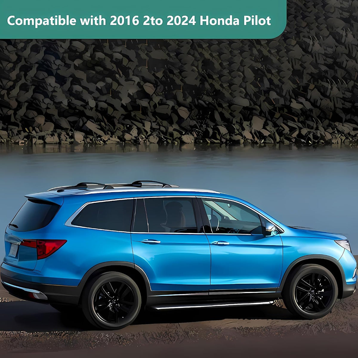 Envelope Trunk Cargo Net Compatible with Honda Pilot 2016 to 2026