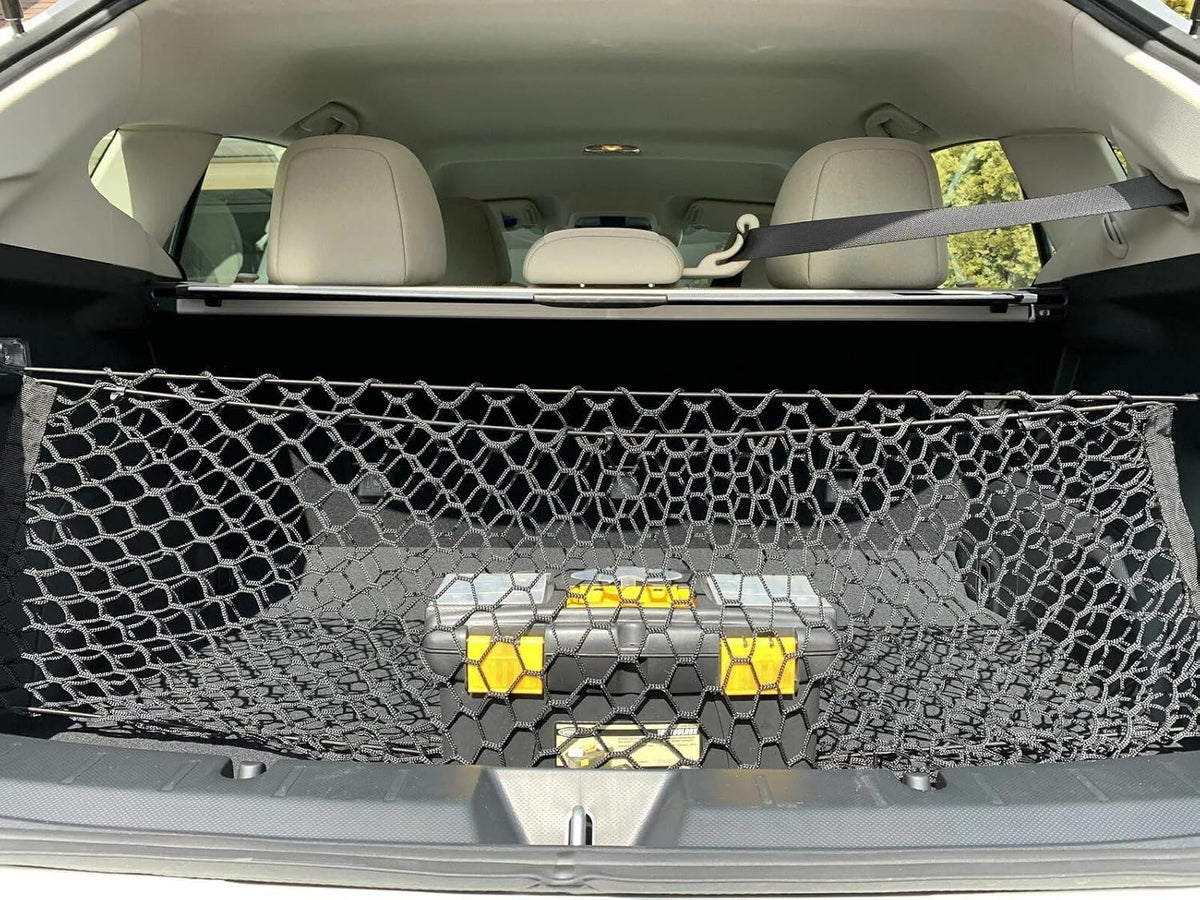 Trunk Organizer Cargo Net for Subaru Crosstrek 2016-2026–Envelope Style Cargo Net for Hatchback/Wagon–Premium Mesh Car Trunk Organizer Vehicle Carrier Storage–Compatible with Crosstrek