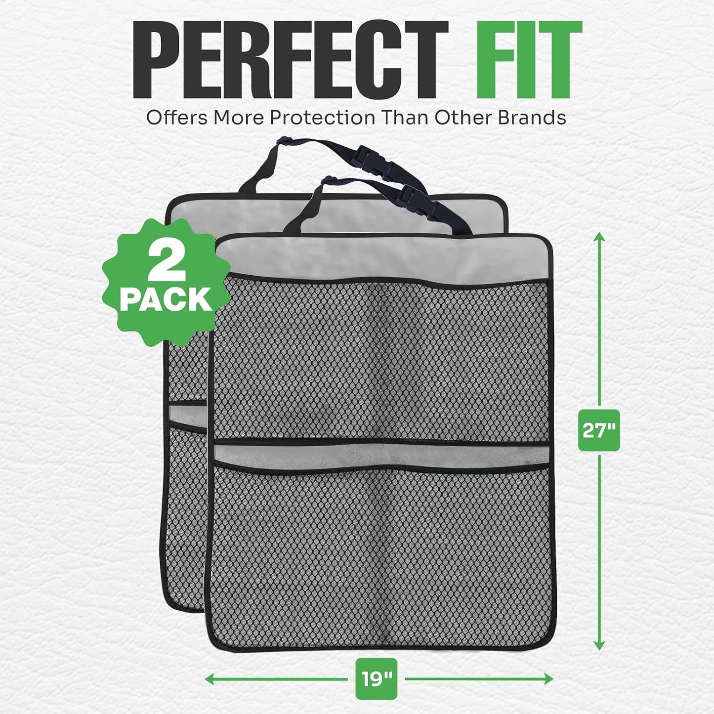 lebogner Kick Mats (Grey - 4 Pocket)