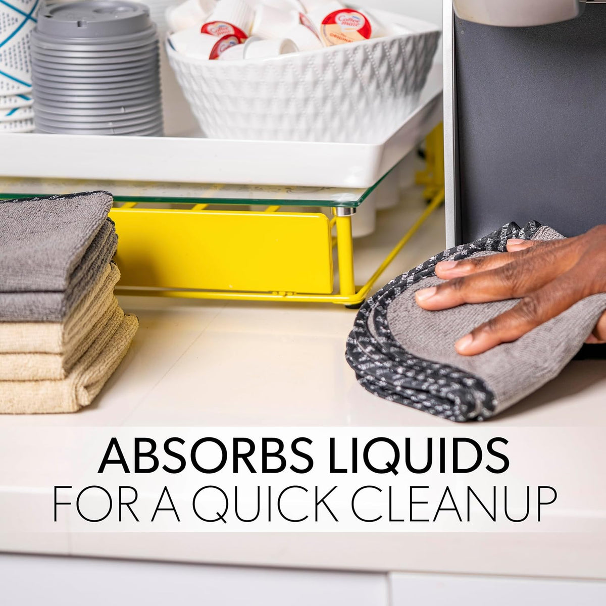 Chemical Guys, AllSwipe Multi-Purpose Microfiber Towels, 14 x 12, 6 Pack