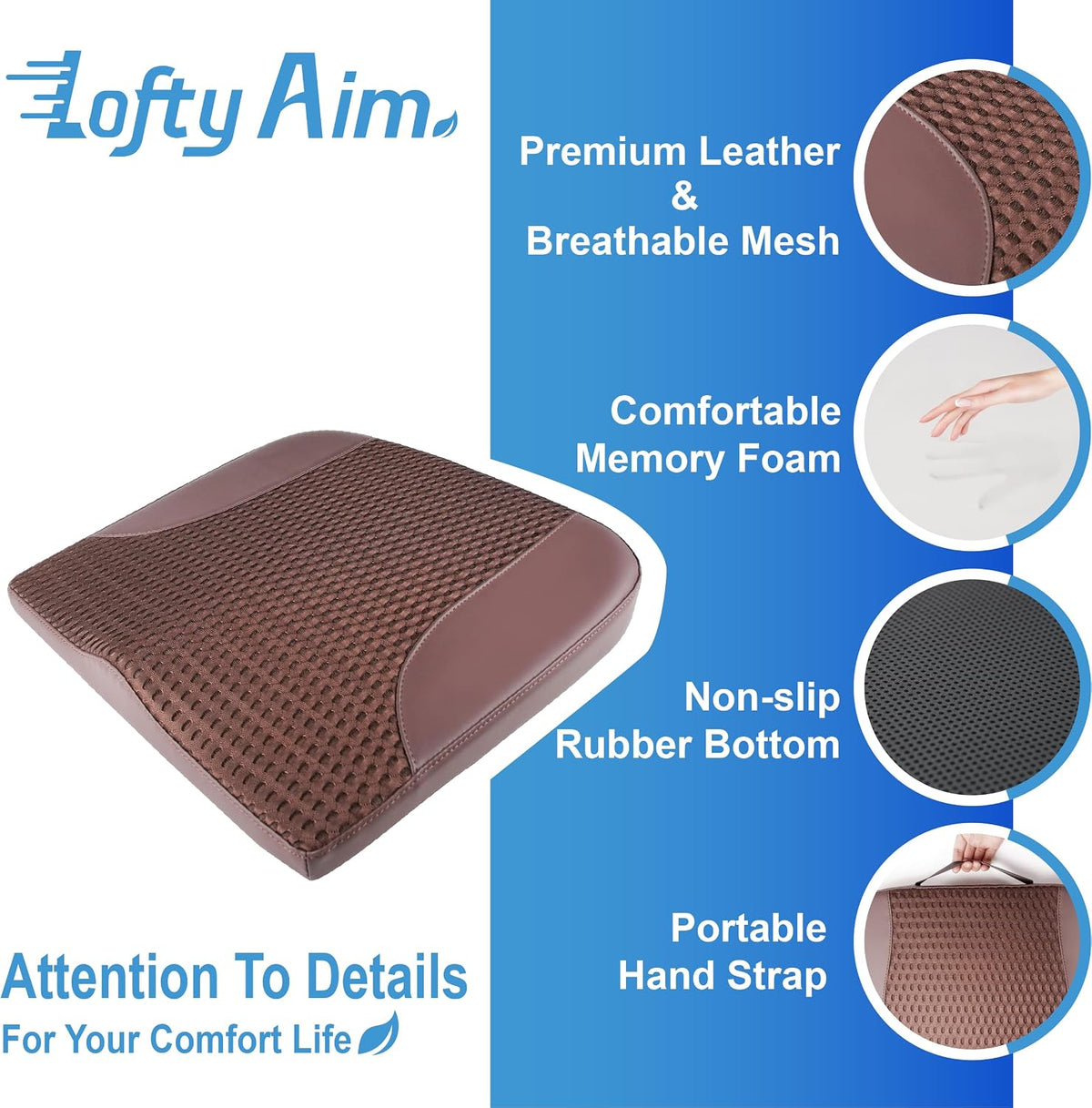Lofty Aim Car Seat Cushion, Car Seat Pillow, Automotive Cushion