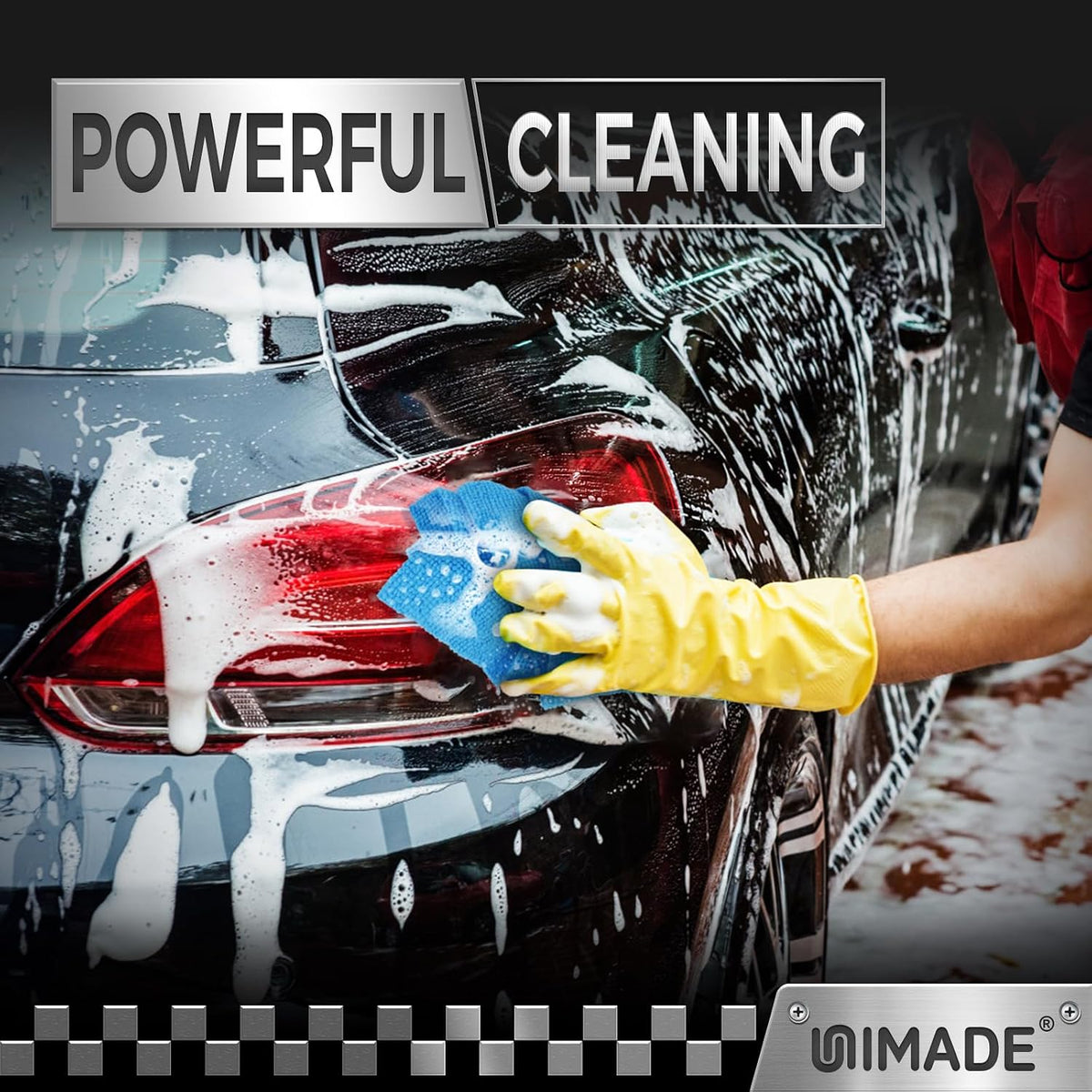 UNIMADE Shop Towels, 100 Pack Commercial Grade Work Rags Microfiber Towels