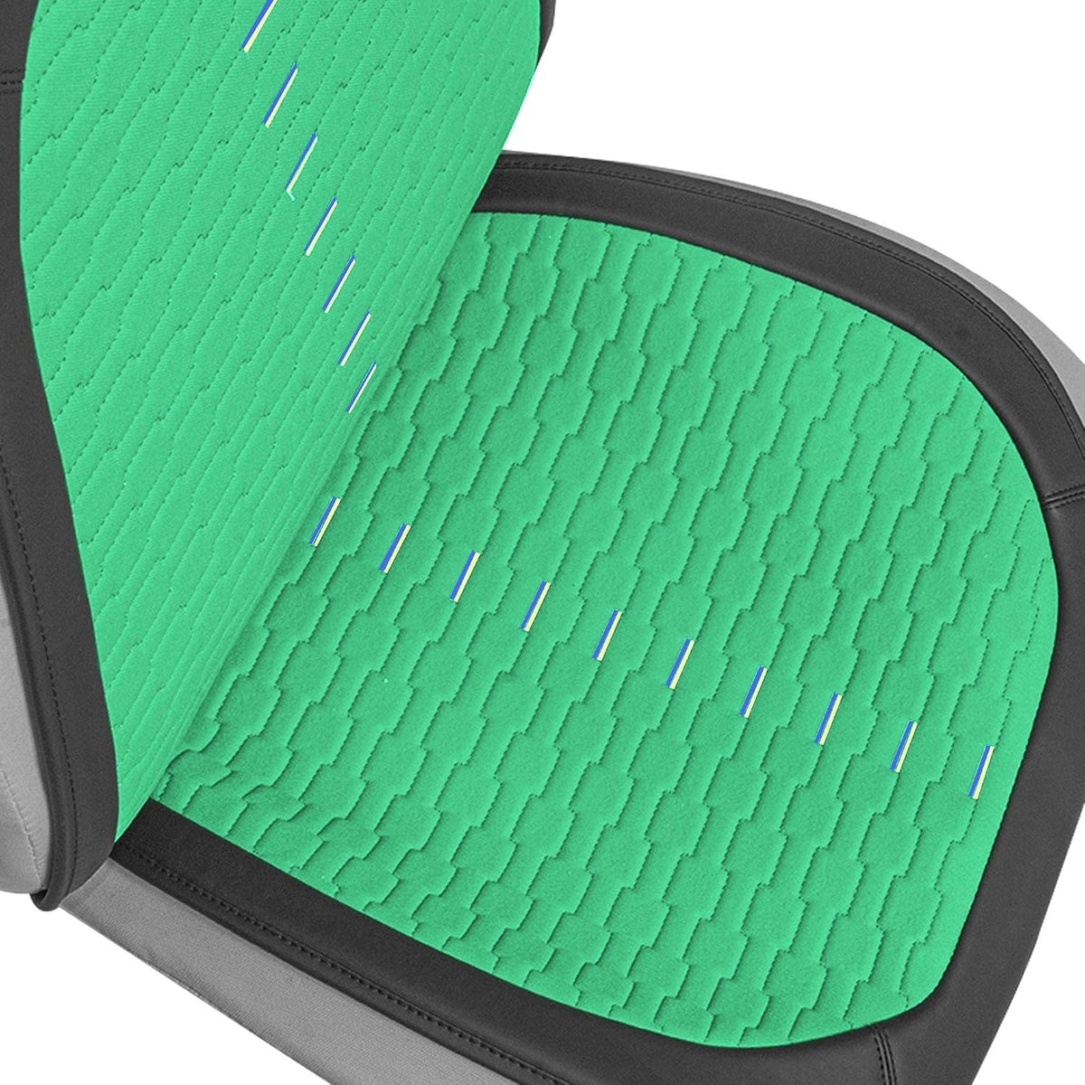 FH Group Car Seat Covers Front Set Automotive Seat Cushions - Low Back Car Seats, Universal Fit, Automotive Seat Cover, Car Seat Cushion, Airbag Compatible Car Seat Cover for SUV, Sedan, Van Mint