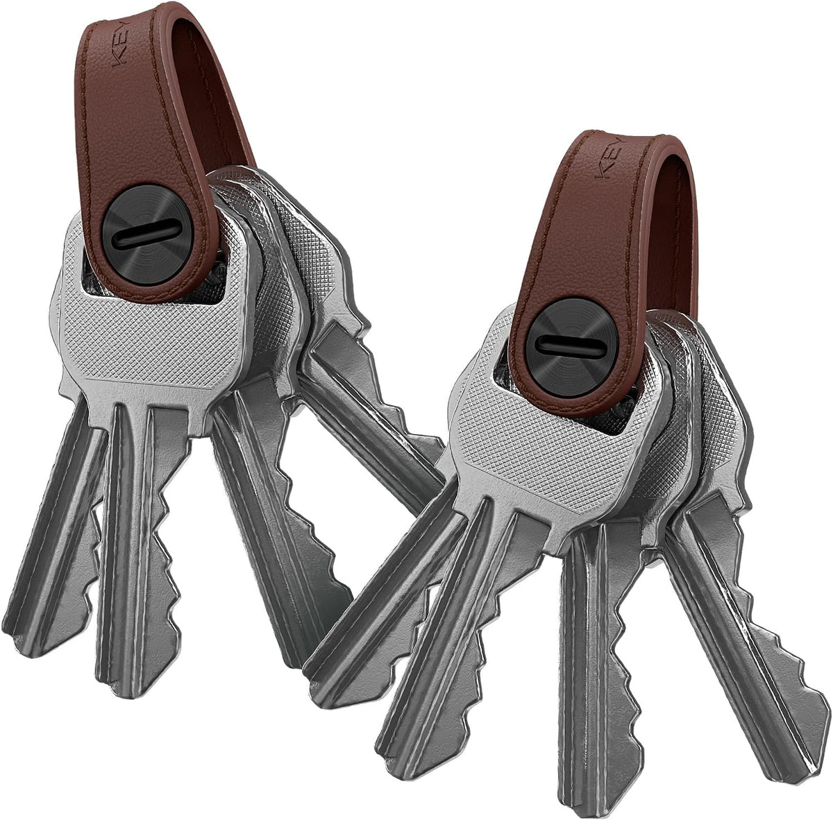 KeySmart Mini - Keychain Key Holder - Compact Key Organizer for Key Chain, Clutter-Free Minimalist Compact EDC Key Chains