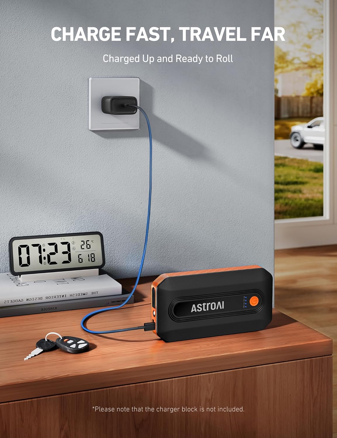 AstroAI B8 3000A Car Battery Jump Starter, 12V Jump Starter Battery Pack