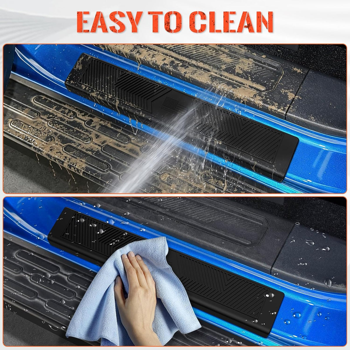 Door Sill Protector Compatible with 2021-2026 Ford Bronco