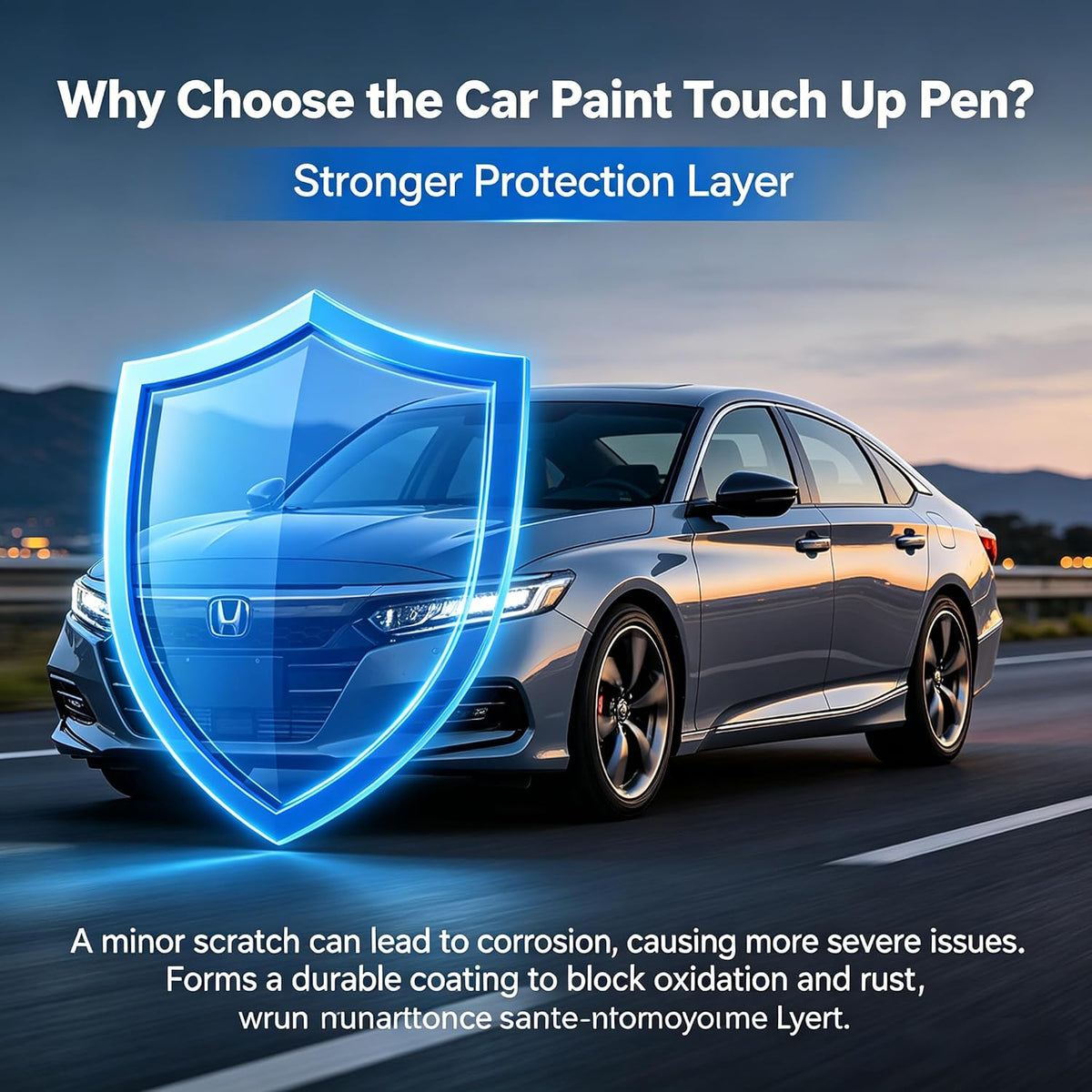 Meteorite Grey Metallic Touch Up Paint 2-in-1 Scratch Repair Pen for Honda