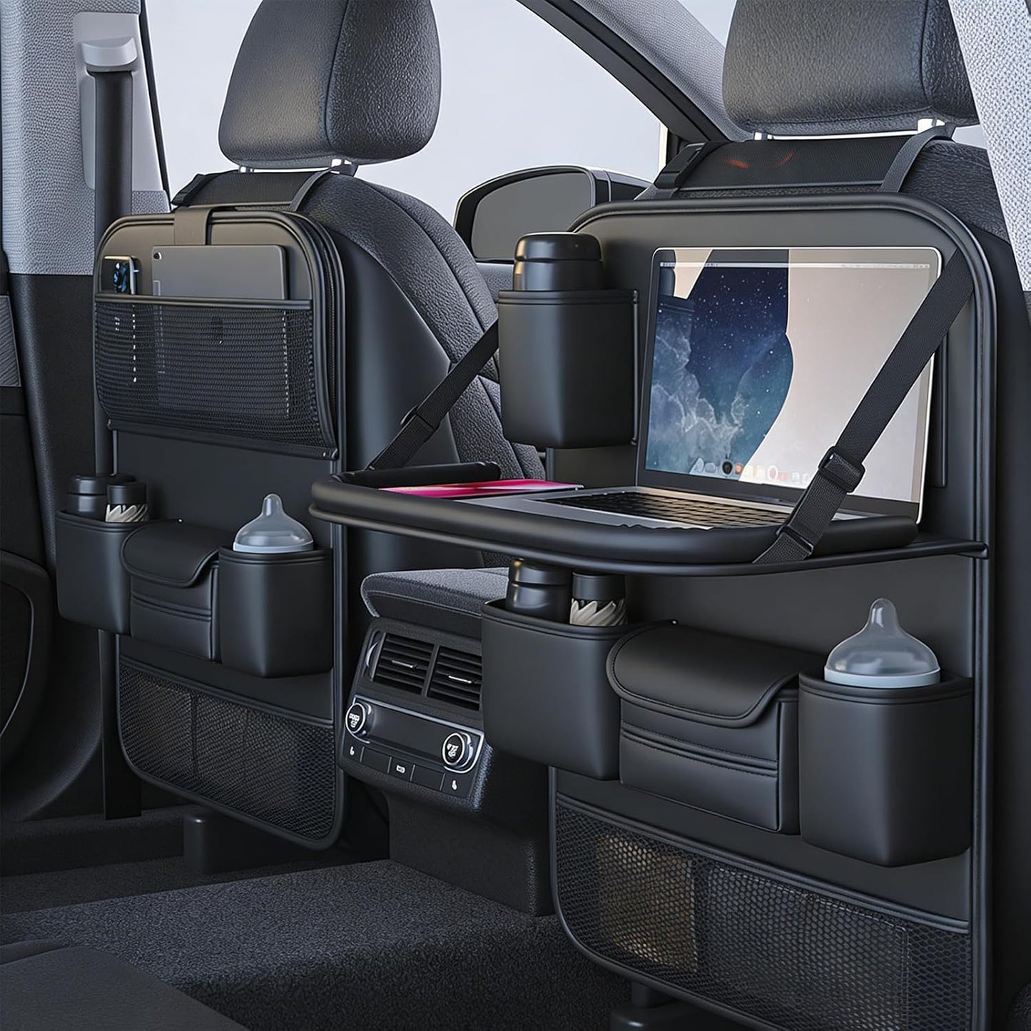 2 Pack - Back Seat Car Organizer, Car Organizerr, Back Seat Organizer, Seat Organizer, Car Organizer and Storage Box, Back of Seat Car Organizer, Seat Back Organizer.