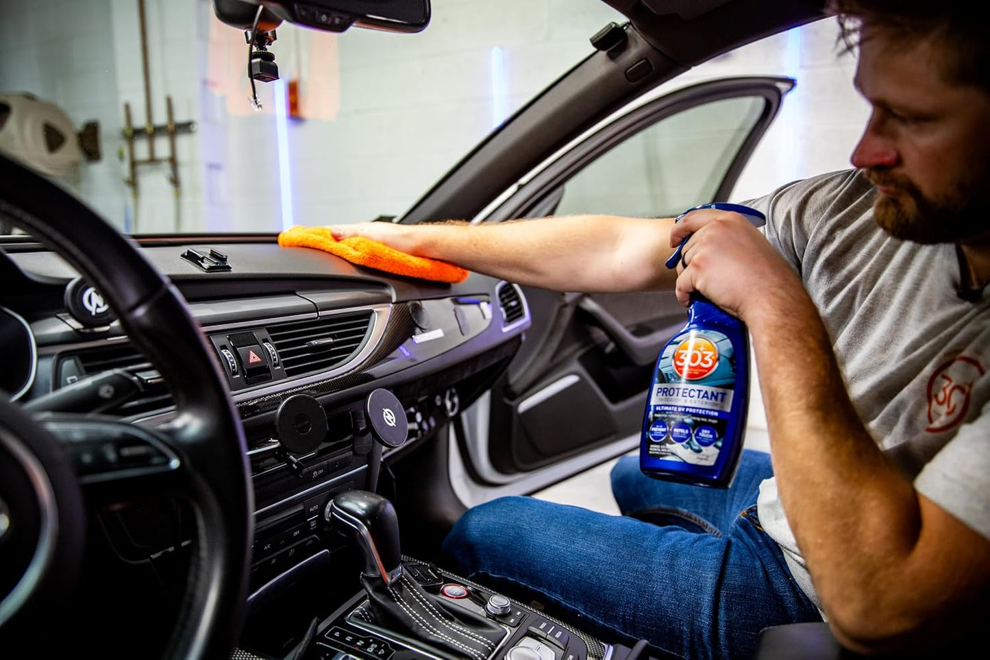 303 Interior Care Bundle - Includes Automotive Protectant, Interior Cleaner, and Microfiber Towels - Perfect for Father's Day or The Detailer in Your Life