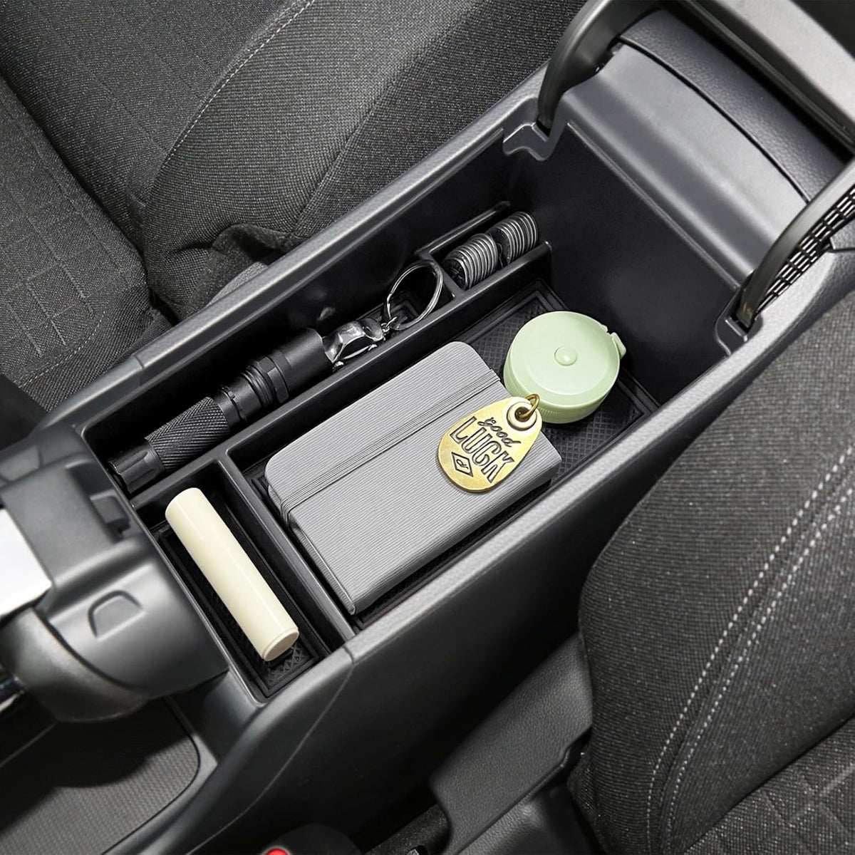 Center Console Organizer Tray for Honda HRV 2023-2027 Accessories, Black