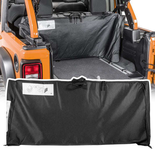 Bonbo Soft Top Window Storage Bag for 2018-2025 Jeep Wrangler JL JLU Sports Sahara Freedom Rubicon Unlimited & Gladiator JT 2-Door & 4-Door Replace 68358392AC