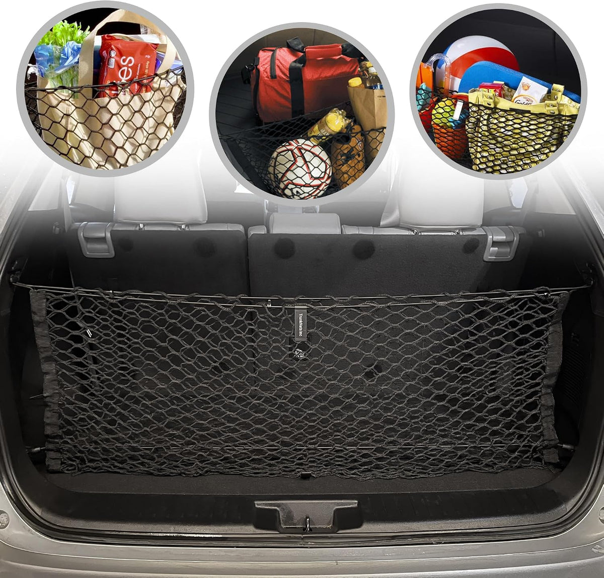 Envelope-Style Trunk Cargo Net for Toyota Highlander 2020-2026 – Premium Rear Storage Organizer | Flexible Mesh Net for SUVs & Trucks – Secure & Space-Saving Trunk Organization