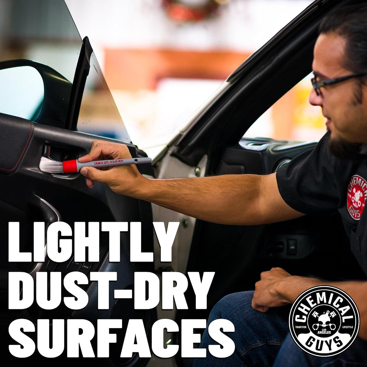 Chemical Guys 9-Piece Interior Car Cleaning Kit with Total Interior Cleaner | Sticky Icky Car Cleaning Gel, detailing brushes, and microfiber towels, complete car interior cleaning and refresh bundle