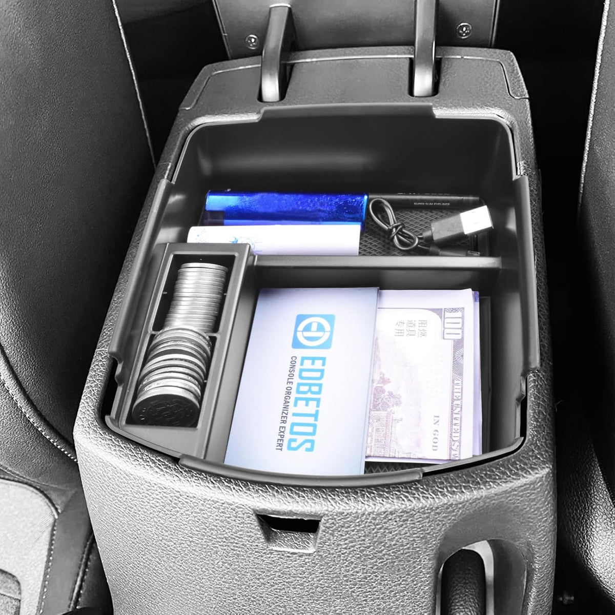 Center Console Organizer for KIA Seltos 2020-2026 Armrest Box Insert Tray