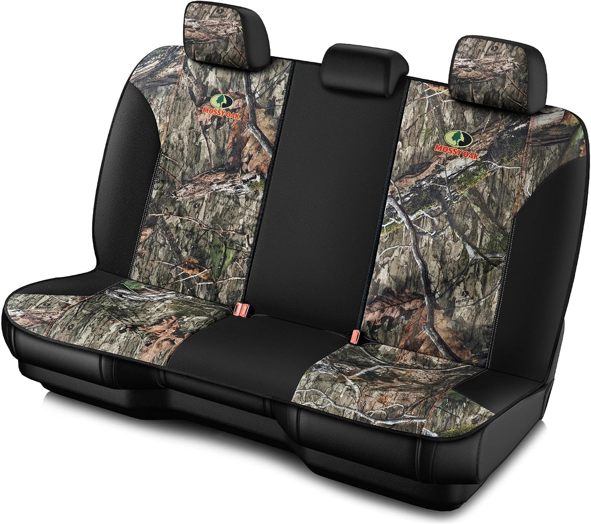 Mossy Oak Camo Seat Covers, Airbag Compatible, Universial Fit, Fit Most Bucket Seats - Made with Premium Rip-Stop Oxford Fabric - Official Licensed Product