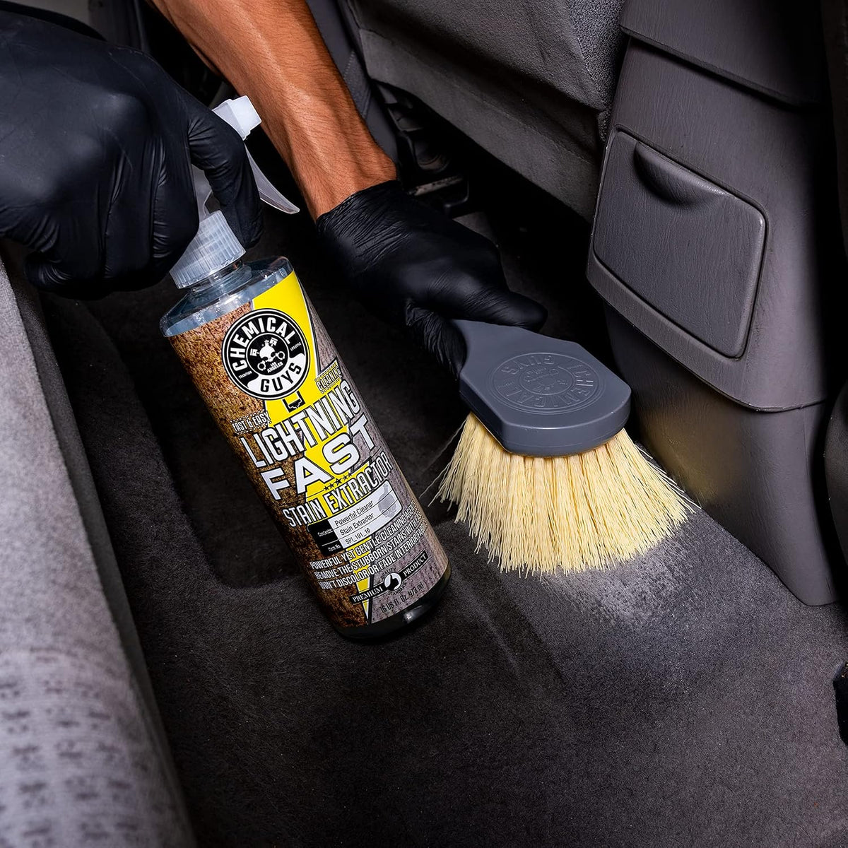 Chemical Guys, Nice & Stiff Heavy Duty Carpet & Interior Detailing Brush
