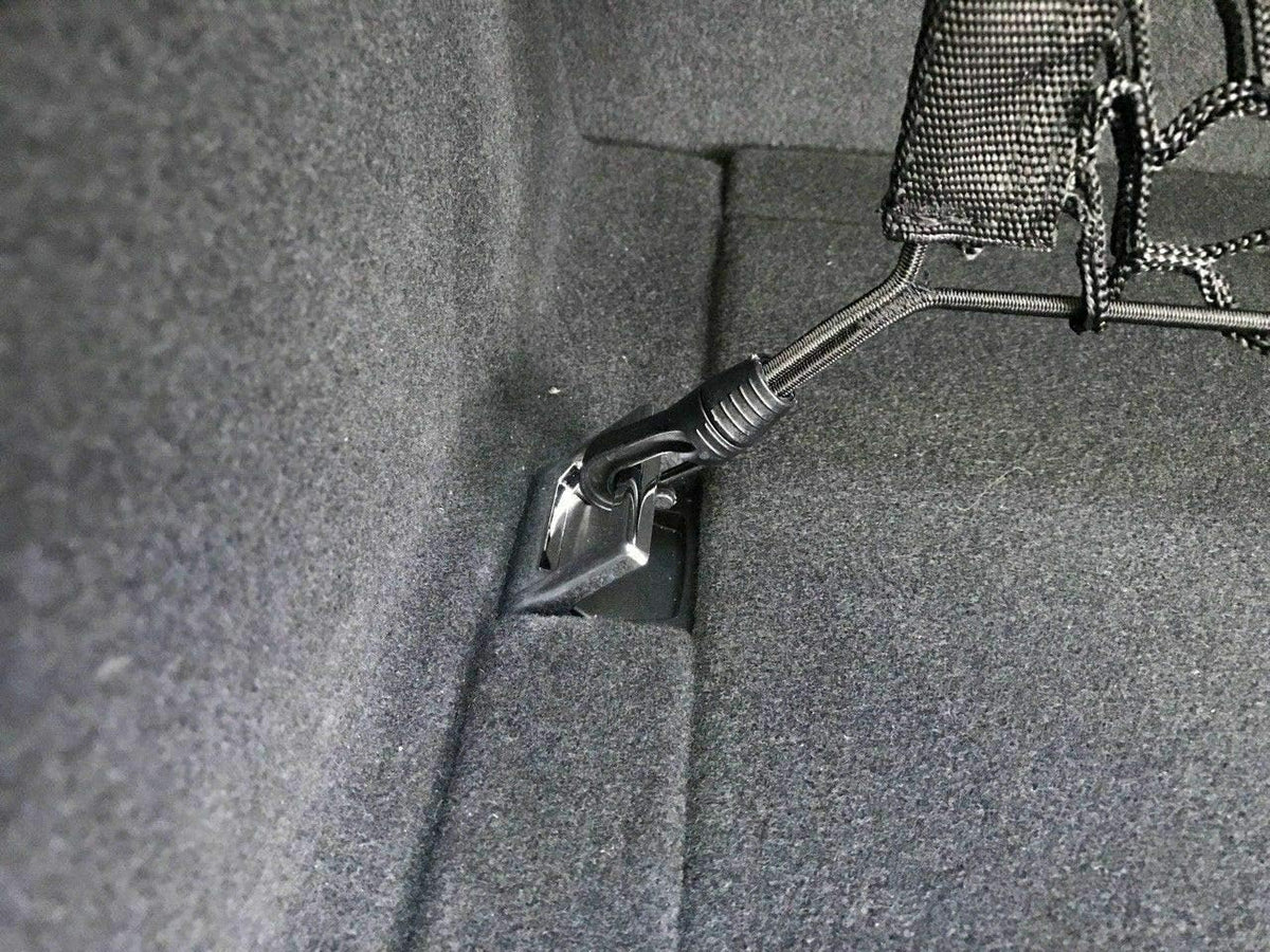 Rear Seats Trunk Organizer Cargo Net for Audi Q8 SQ8 2019-2025 – Envelope Style Cargo Net for SUV – Premium Mesh Car Trunk Organizer Vehicle Carrier Storage – Compatible with Audi Q8