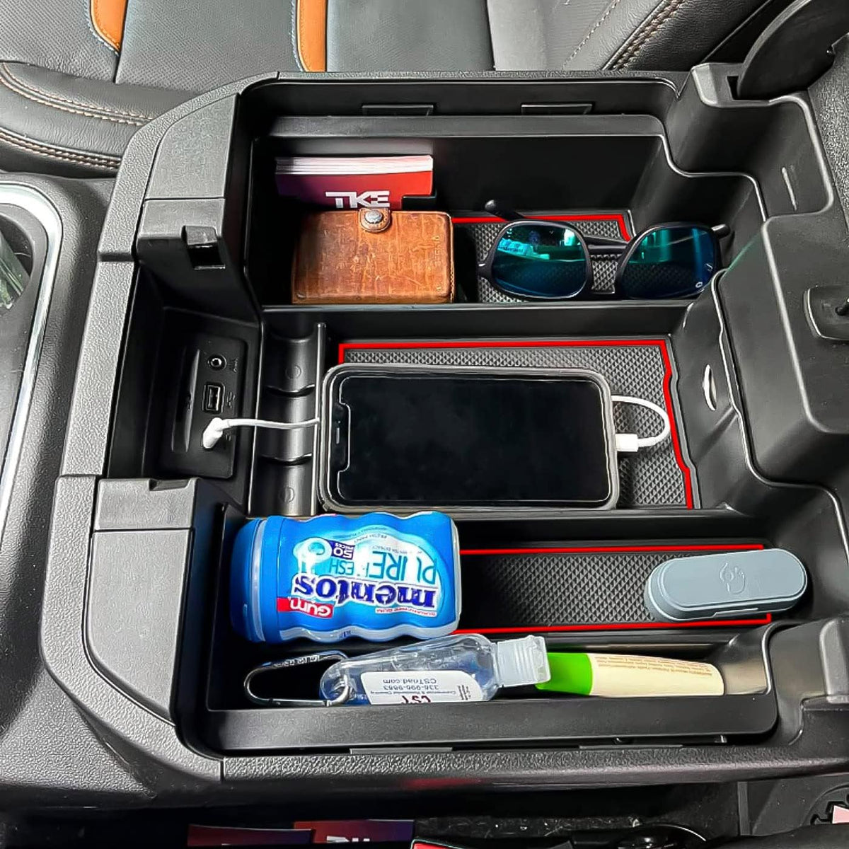 Center Console Organizer for 2019-2023 Chevy Silverado/GMC Sierra