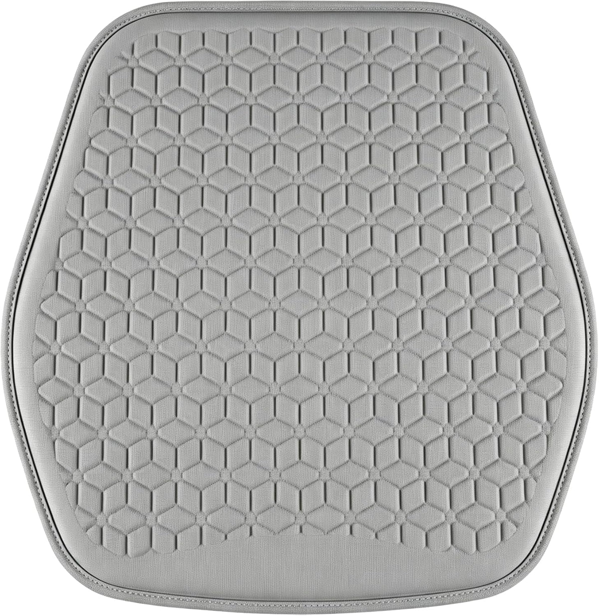 Thin Gel Car Seat Cushion, Non-Slip & Comfortable Automotive Front Seats Cushion Pad for Driver, Breathable Vehicle Interior Mat Cover Accessories (Gray)