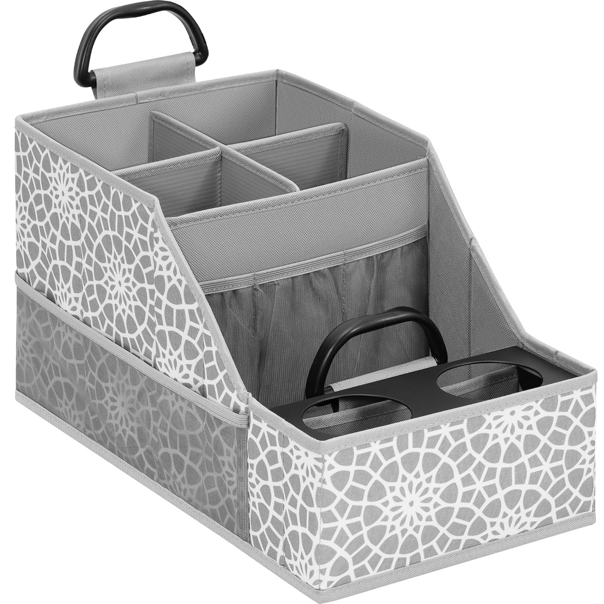 Car Seat Organizer Backseat Front Seat, Car Organizer With 12 Storage Compartments 2 Cup Holders, Snack Storage For Kids Baby, SUV Truck Van Collapsible Storage Bag For Travel, PT