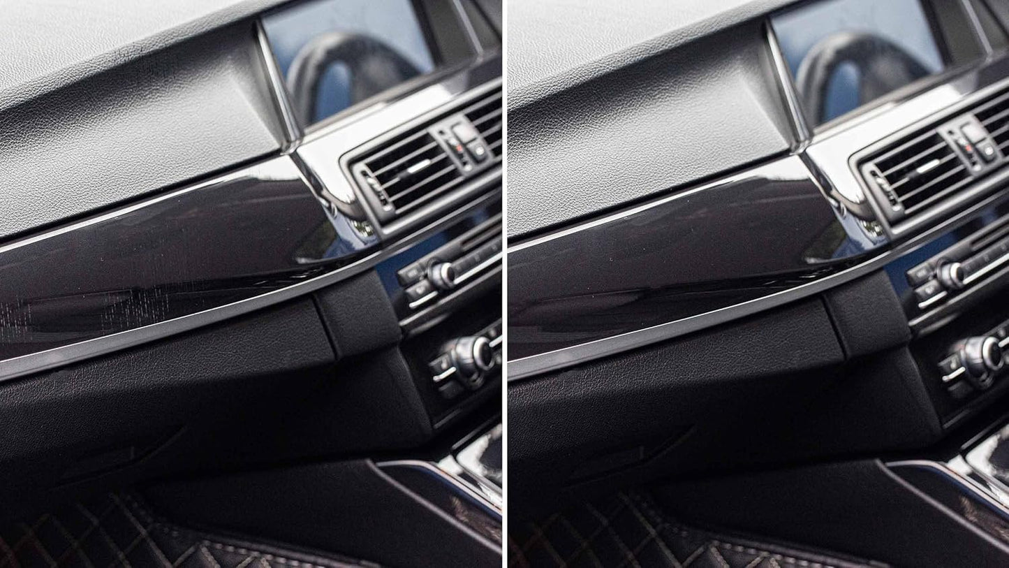 Glass Polish Plastic &amp; Acrylic Polishing Kit by Hand, Restores High Gloss, Repairs Hazy, Fogy &amp; Discolored Plastics - GP31001