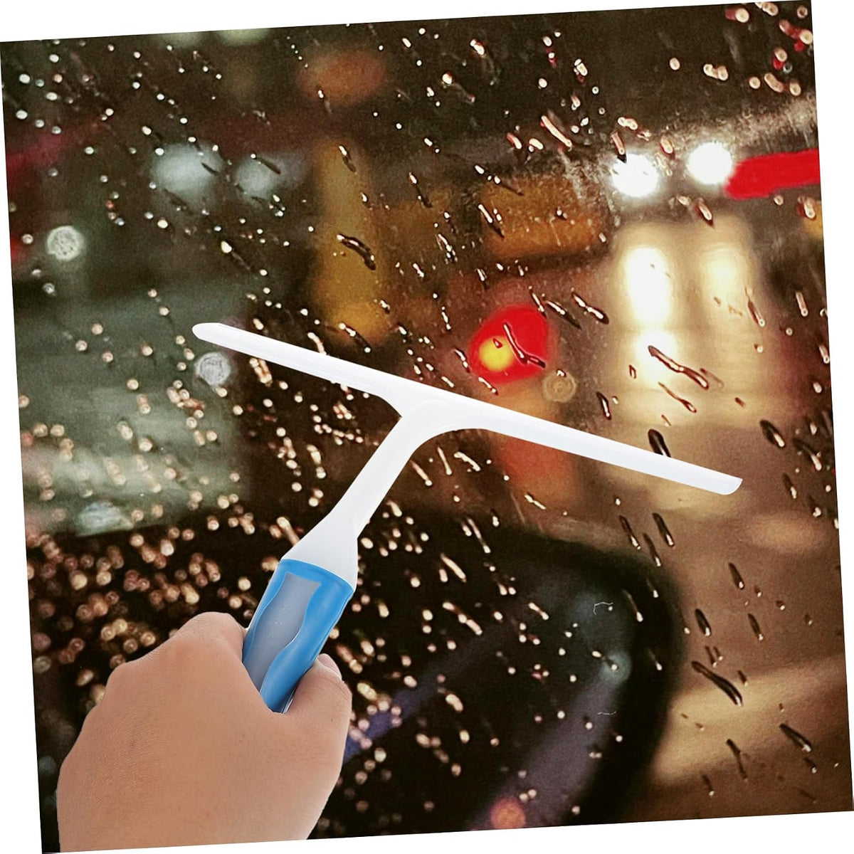 Plastic Squeegee Window Cleaning Tool Car Windshield Wiper for Clean Multi Use Vehicle Interior Cleaner Durable and Scratch Design