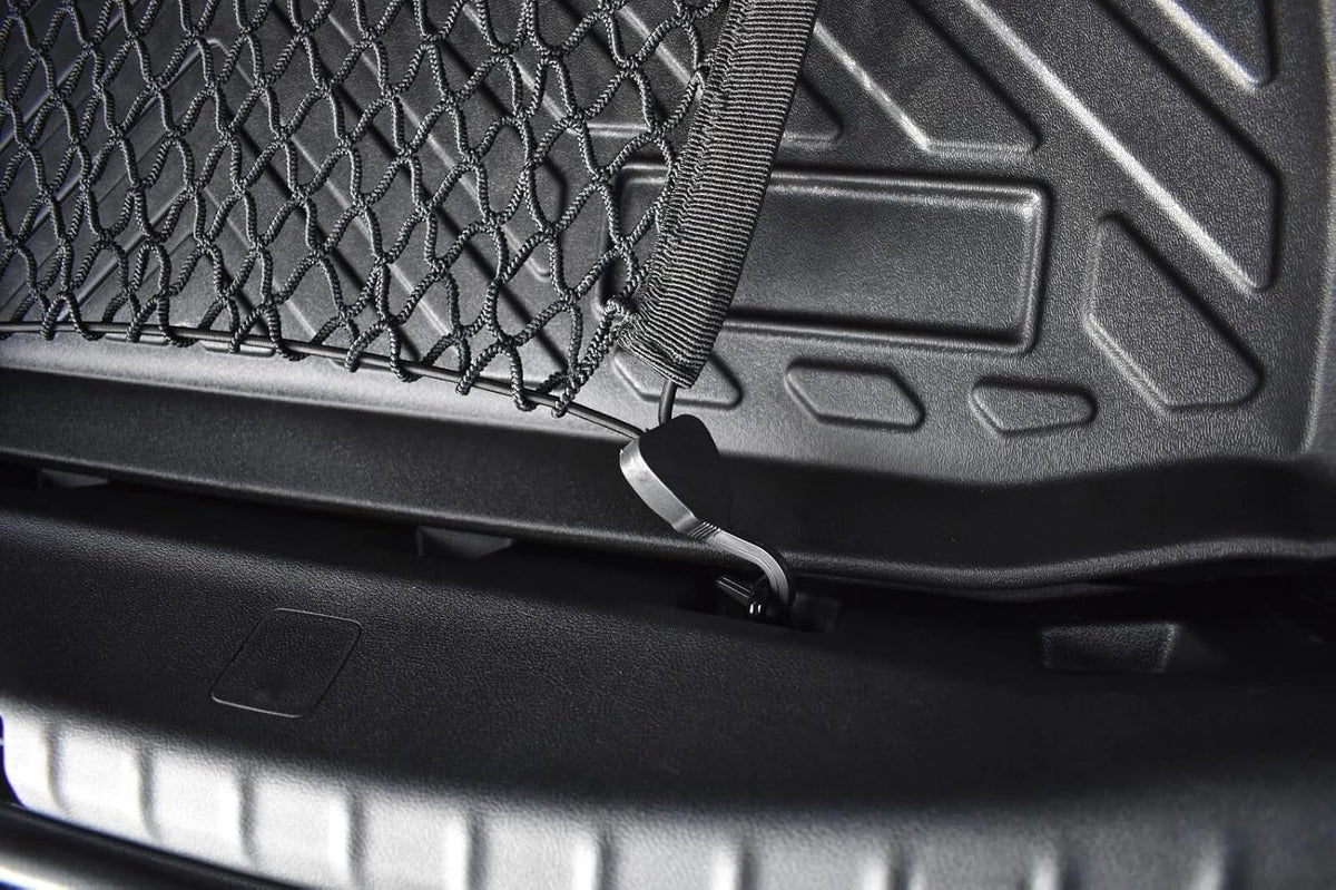 Trunk Organizer Cargo Net for BMW 5-Series 1999-2023 – Floor Style Cargo Net for Sedan – Premium Mesh Car Trunk Organizer Vehicle Carrier Storage – Compatible with BMW 5-Series