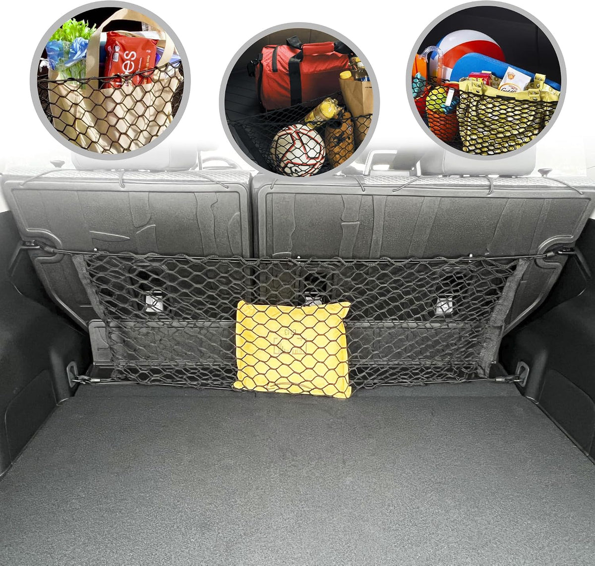Trunk Envelope Style Mesh Cargo Net for Subaru Forester (SK) 2019-2026 - Premium Trunk Organizer and Storage - Luggage Net for SUV - Best Car Organizer for Subaru Forester