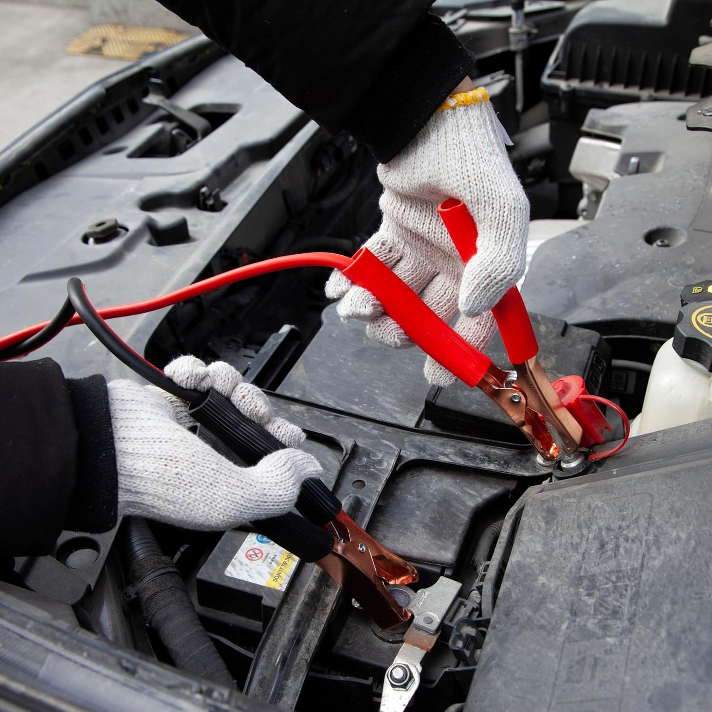Justin Case Commuter Portable Roadside Emergency Car Kit with Heavy-Duty Jumper Cables & 365-Day Roadside Assistance