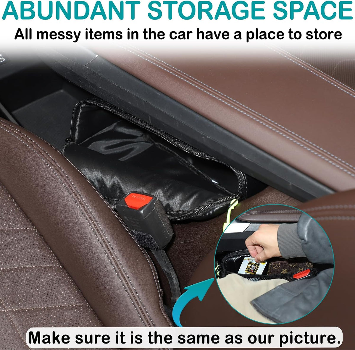 Car Storage Box Compatible with BMW X1 U11 2023 2024 2025