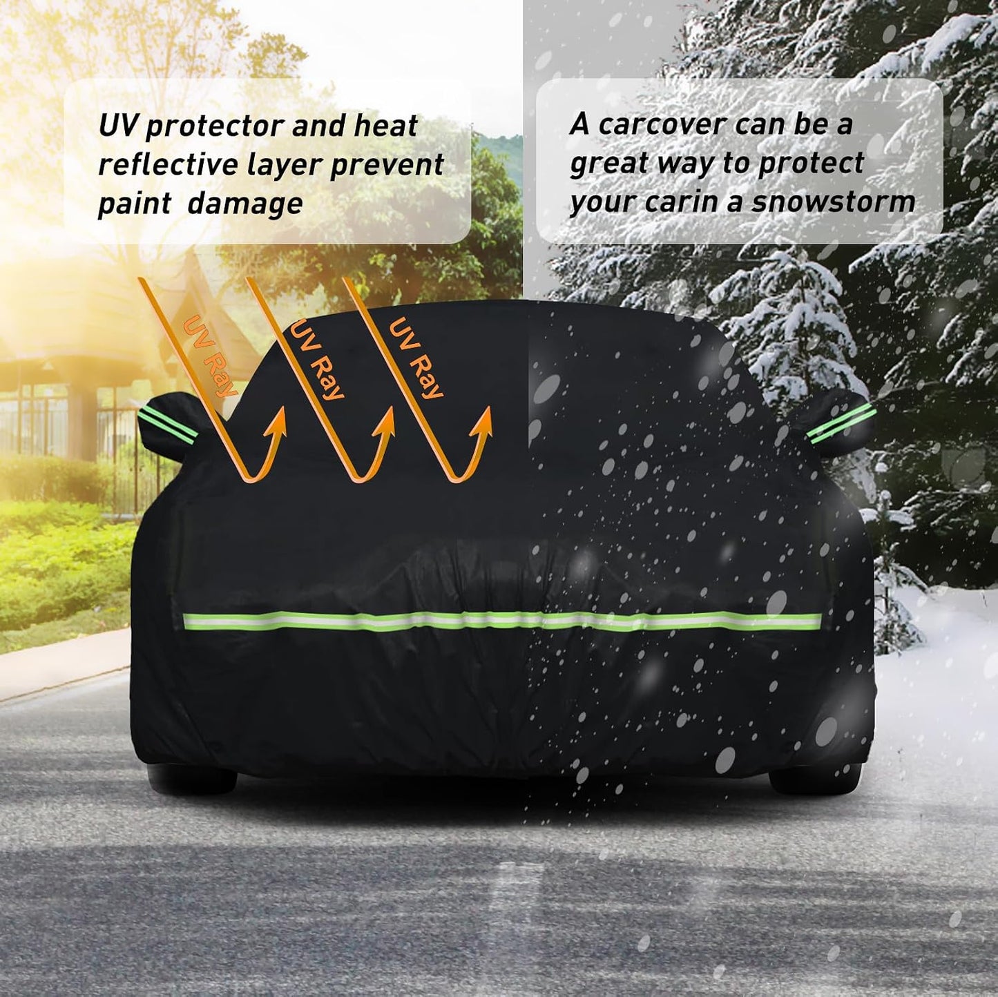Waterproof Car Covers Fit for 2010-2023 Chevy Camaro(Black) Custom Heavy Duty Waterproof All Weather Protection Outdoor