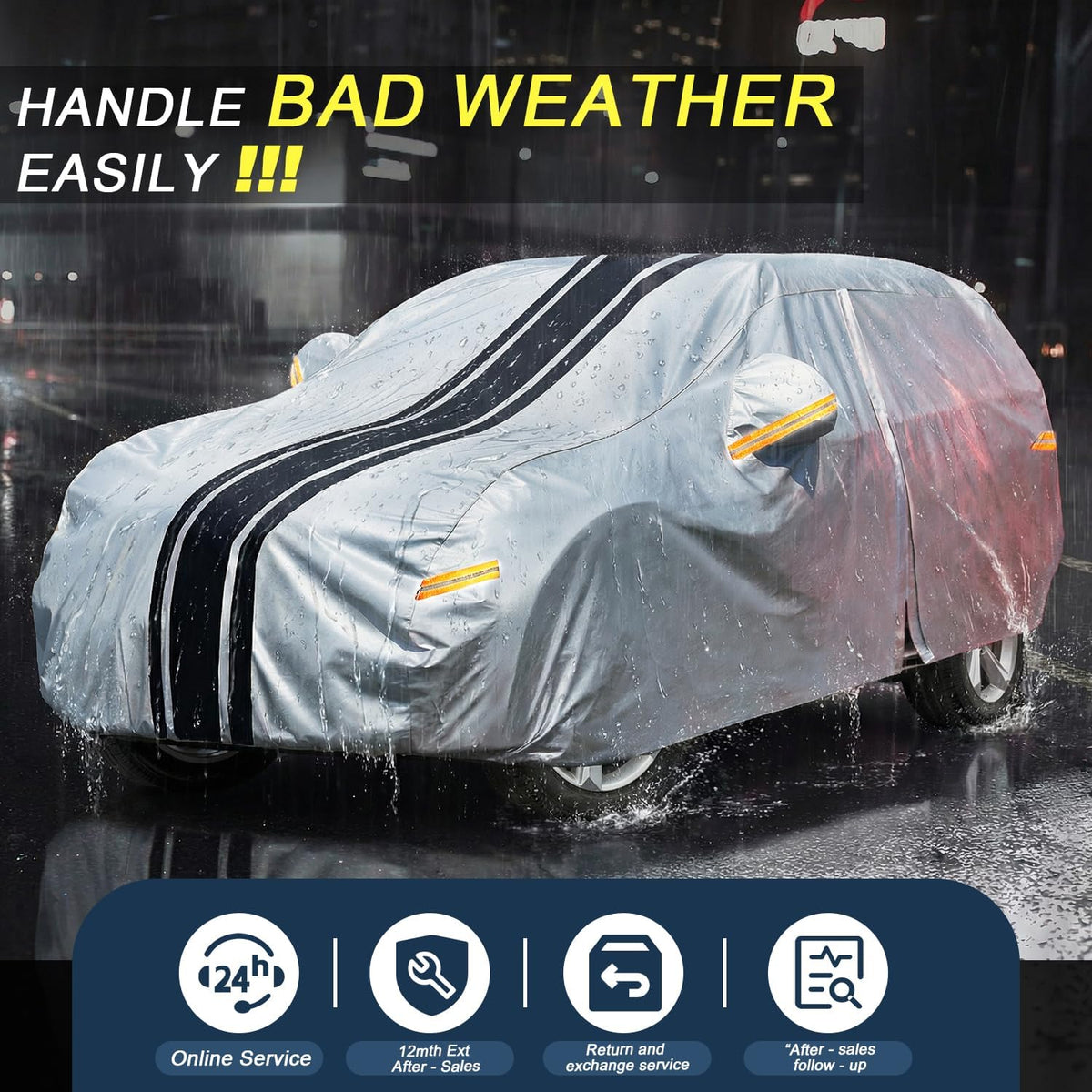 Car Cover Custom Fit for Subaru Forester,Mazda CX-5/CX5, Waterproof All Weather for Automobiles Full Exterior Cover Rain Sun Snow UV Protector.