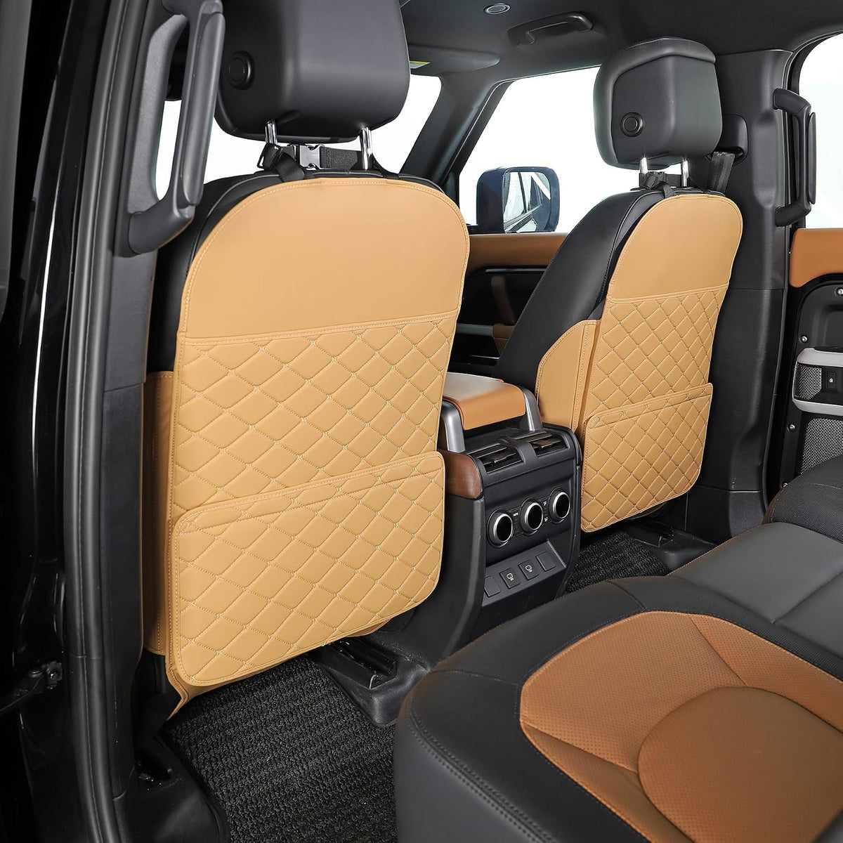 TAIKOO Seat Back Protector,Shields Seat Backs From Kicks and Adds Storage