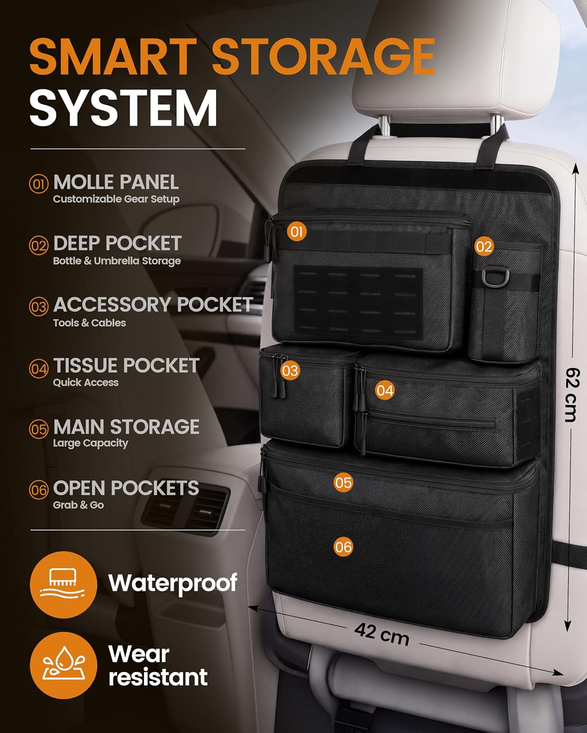 Backseat Car Organizer