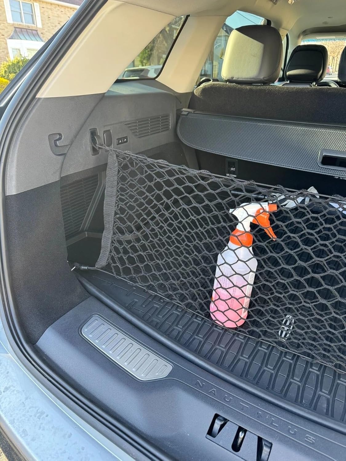 Rear Trunk Organizer Cargo Net for Lincoln Nautilus 2024–2026 – Envelope Style Cargo Net for SUV – Premium Mesh Car Trunk Organizer Vehicle Carrier Storage – Compatible with Nautilus