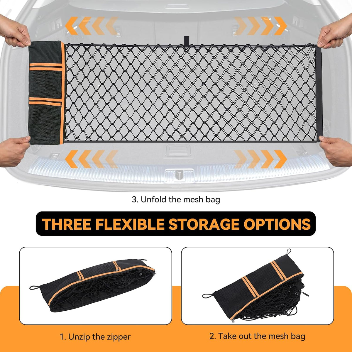 Cargo Net for 2015-2026 Chevy Tahoe, GMC Yukon, Yukon XL, Cadillac Escalade