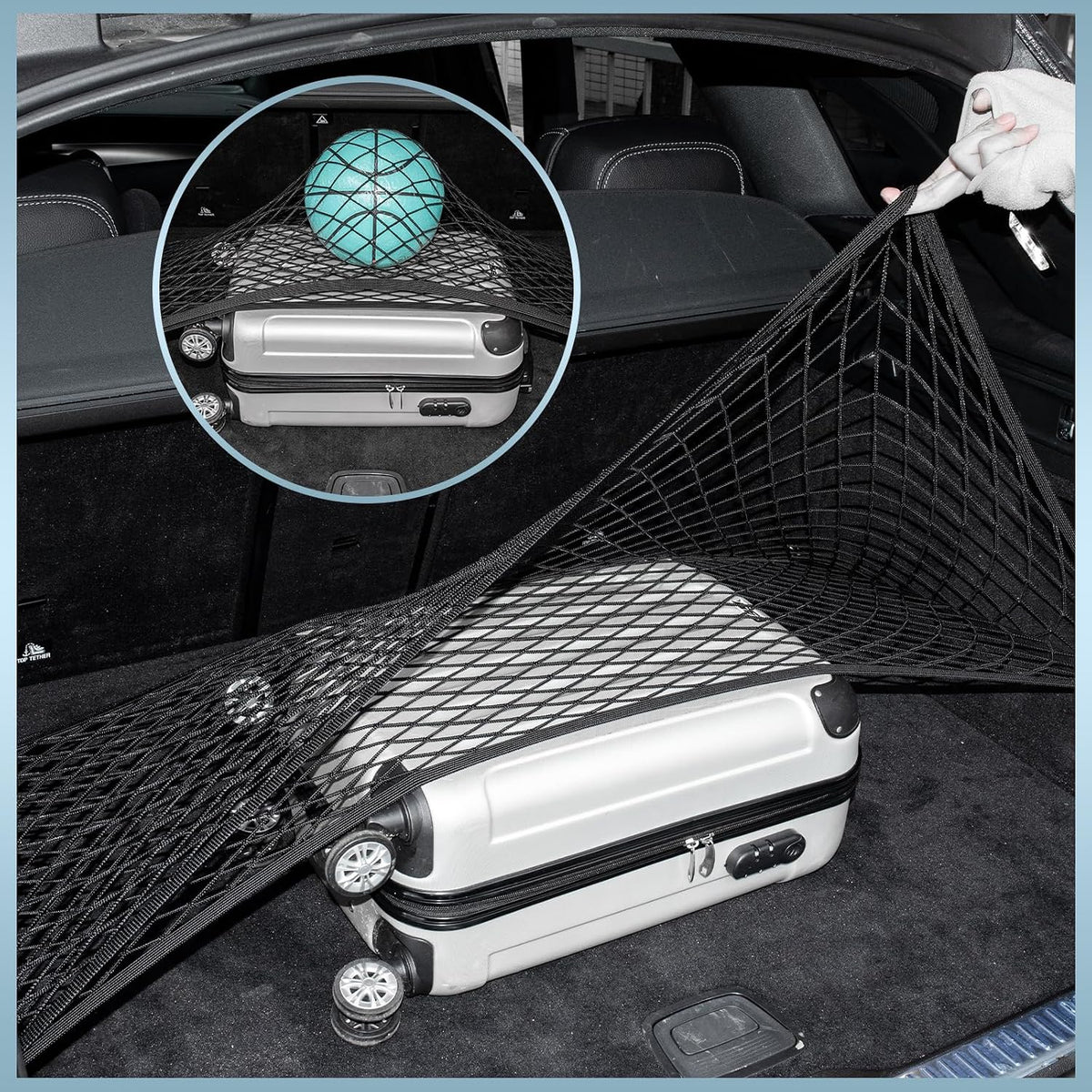 Cargo Net for SUV Trunk Net Organizer 35.4 x 11.8 inches