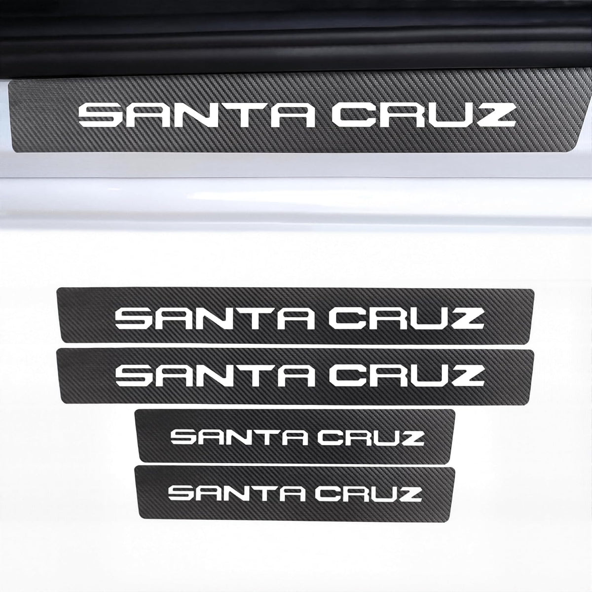 Car Door Sill Guard Decoration(White)