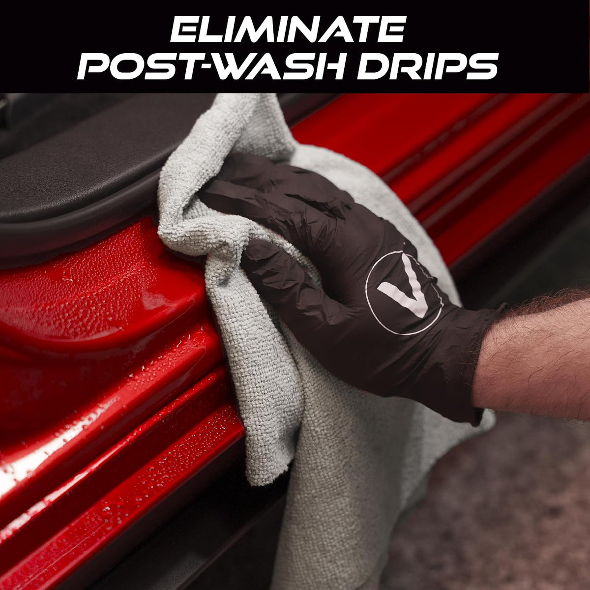 VIKING Utility and Drying Microfiber Towels for Cars 24 x 24 Inch, 12 Pack