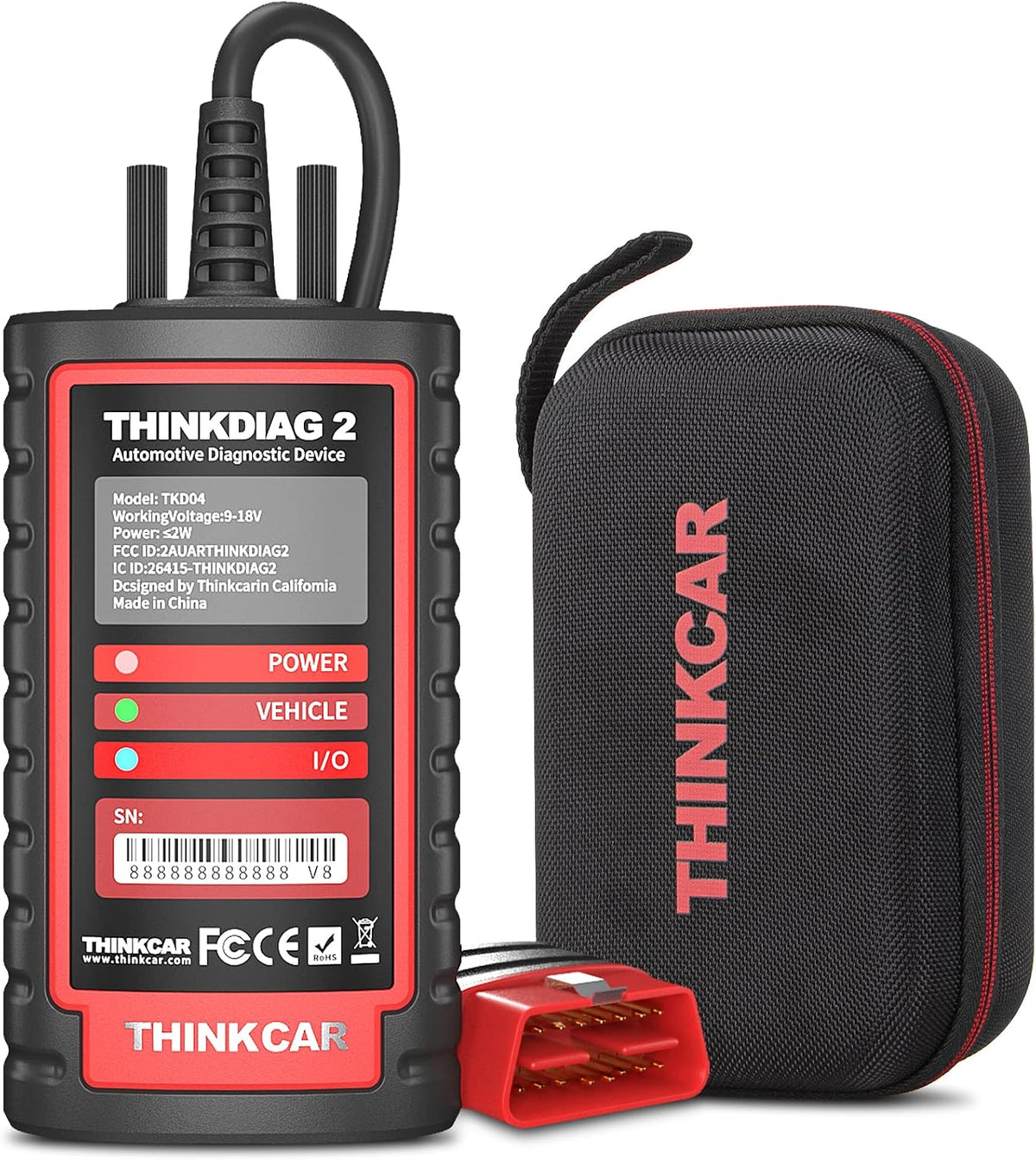 Thinkdiag2 All System Bidirectional OBD2 Diagnostic Scanner for iOS/Android