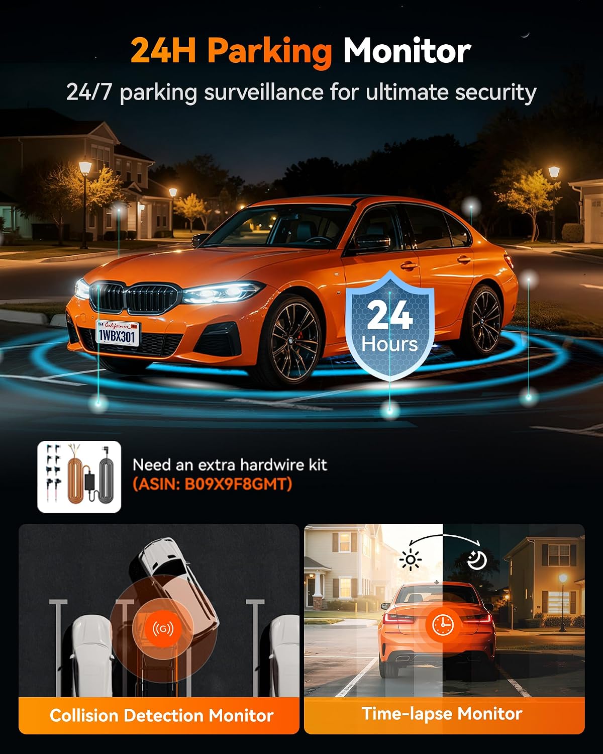 WOLFBOX X3 2.5K 60FPS +1080P Dash Camera, STARVIS 2 IMX675 with ADAS