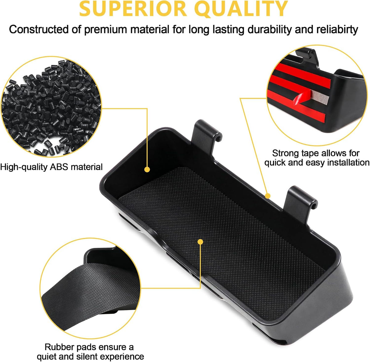 sukemichi Sunglass Holder For Bronco, Sunglasses Holder Sun Visor Organizer Sun Visor Glasses Box For Ford Bronco Accessories 2021 2022 2023 2024 2025 2 Door 4 Door