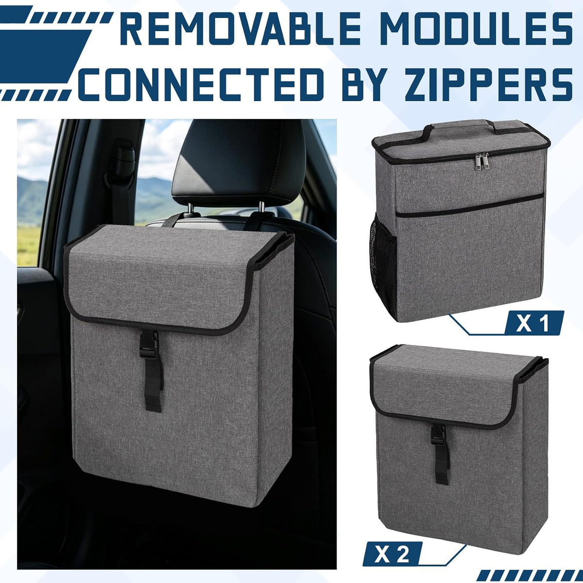 GDNasist Car Trunk Organizer, Backseat Hanging Organizer for SUV/MPV/Truck