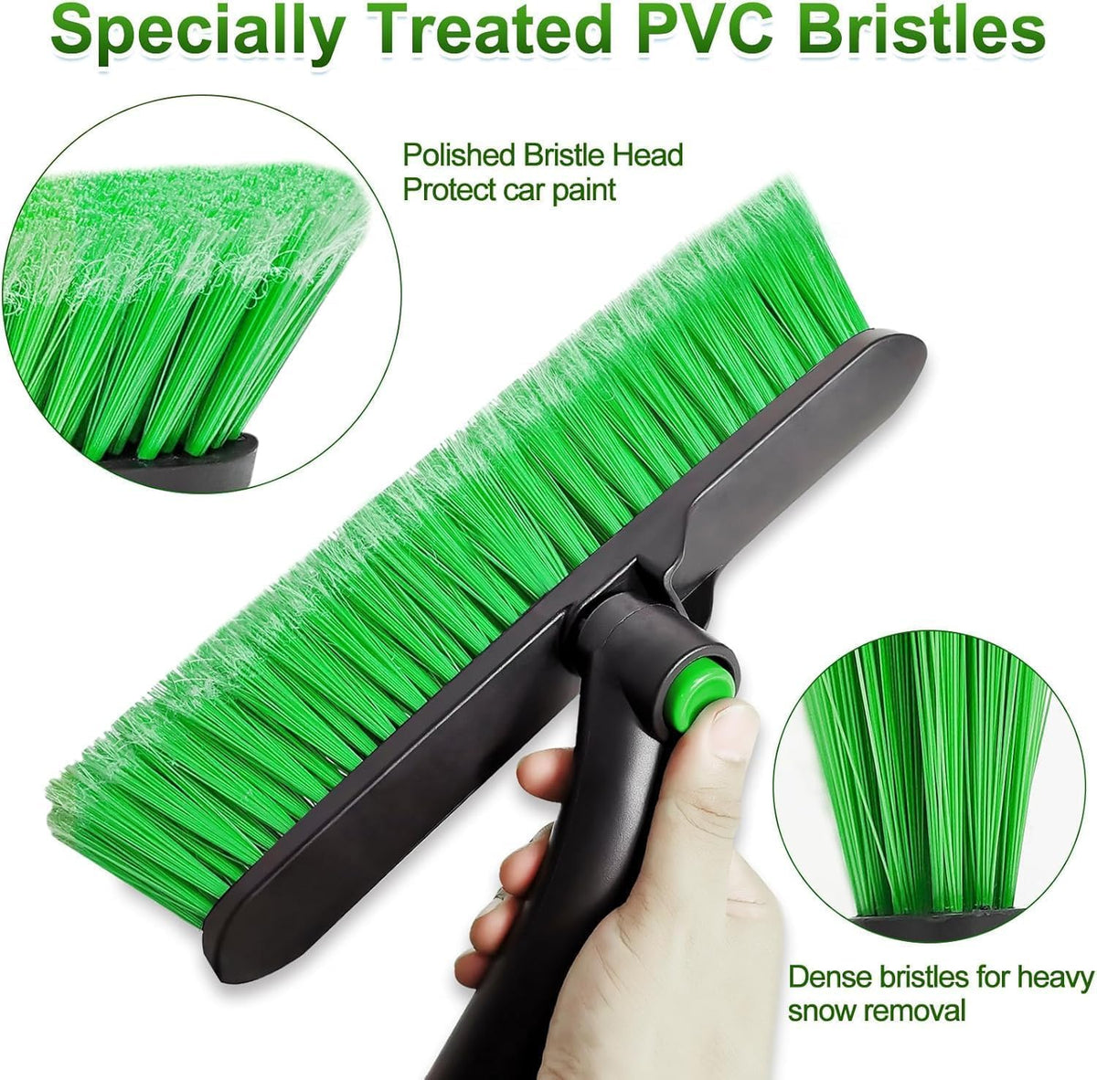 SEAAES 44 Inch Ice Scraper and Snow Brush for SUV Windshield Window