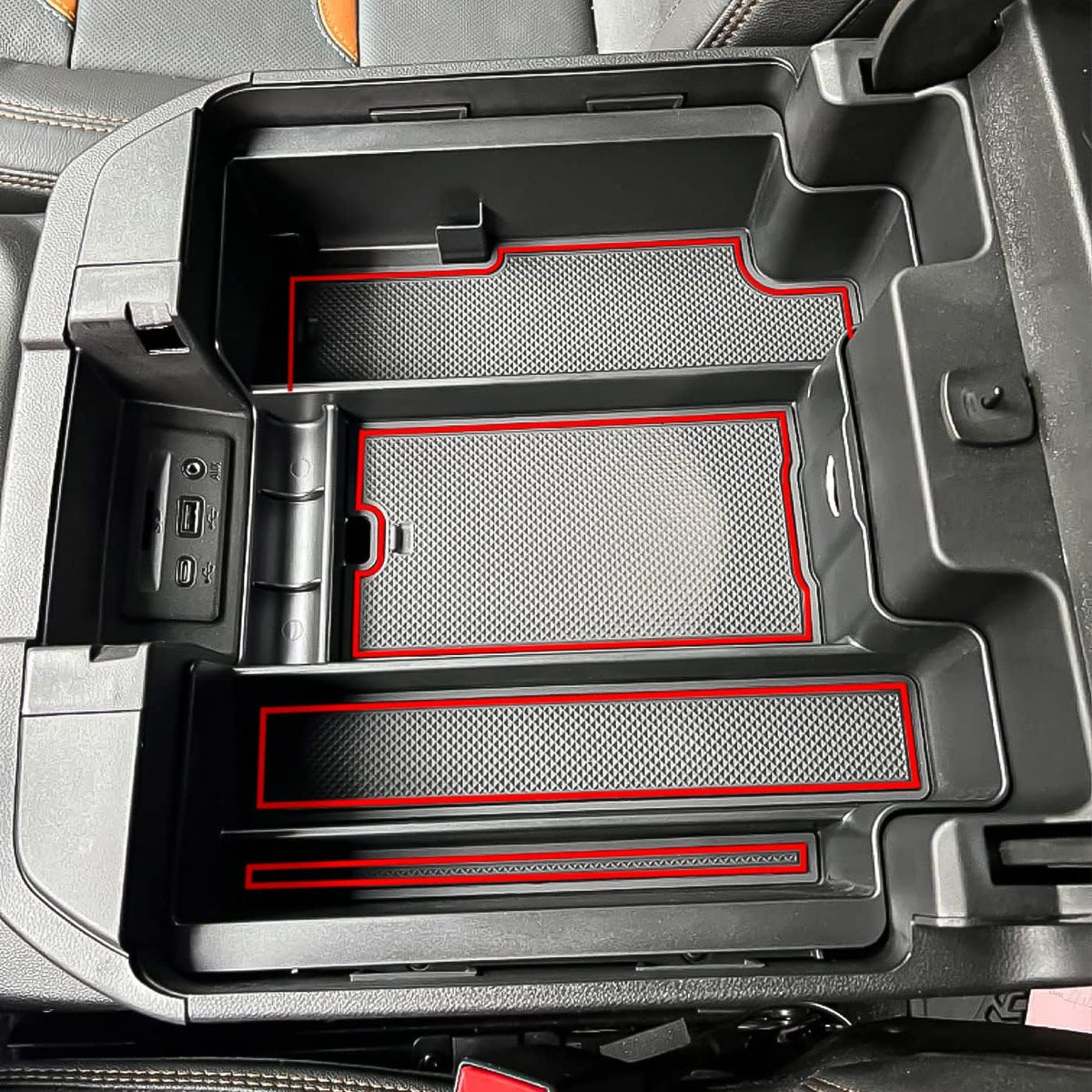 Center Console Organizer for 2019-2023 Chevy Silverado/GMC Sierra